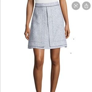 Proenza Schouler A-Line tweed suiting skirt